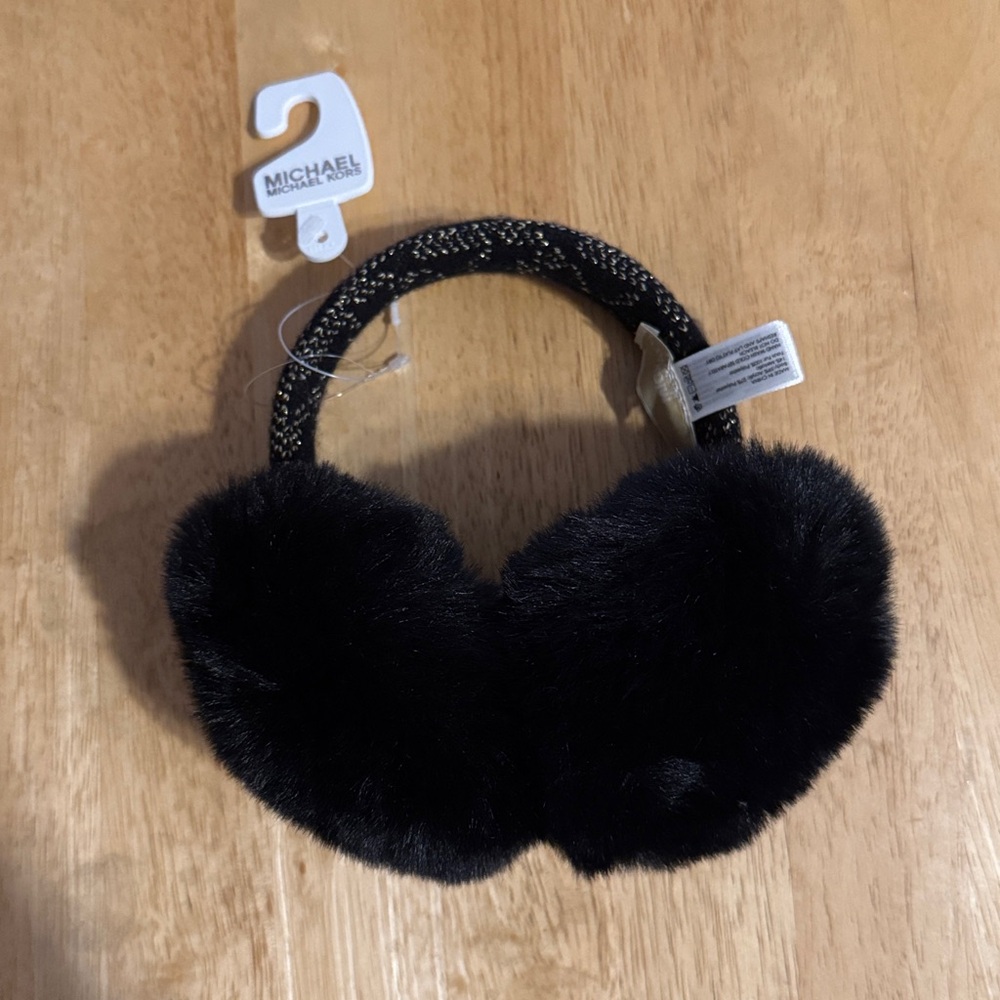 ❄️NEW❄️ MK Faux Fur Earmuffs by Michael Kors